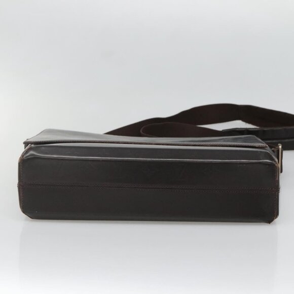 LOUIS VUITTON Monogram Grasse Fonzie Shoulder Bag Brown M46570 LV Auth 134011 - Picture 6 of 16